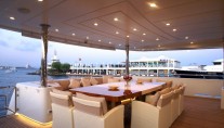 Al freasco dining area - Bilgin Yacht Tatiana